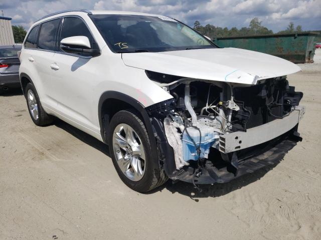 TOYOTA HIGHLANDER 2016 with VIN 5TDYKRFHXGS158562 - Photo from auction