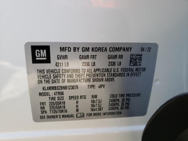 Photo 10 from auction – 2022 BUICK ENCORE GX with VIN KL4MMBS28NB123079