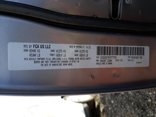 Photo 10 from auction – 2015 DODGE CHARGER R/ with VIN 2C3CDXCTXFH777729