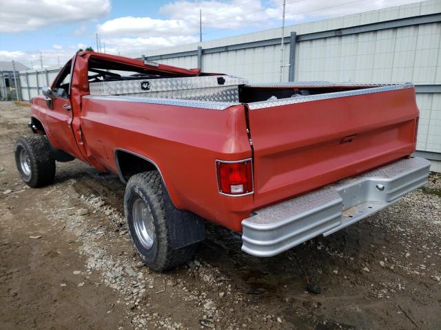 Photo 3 from auction – 1986 CHEVROLET K10 with VIN 1GCEK14H2GF343115
