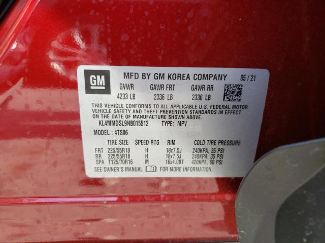Photo 10 from auction – 2022 BUICK ENCORE GX with VIN KL4MMDSL9NB015512