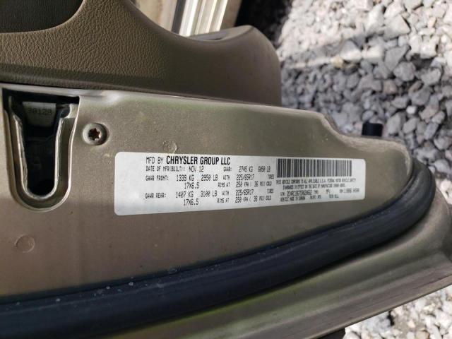 Photo 10 from auction – 2013 CHRYSLER TOWN & COU with VIN 2C4RC1BG7DR620662
