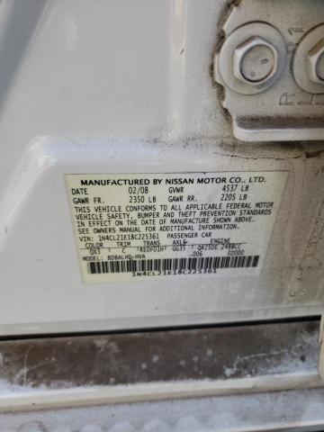Photo 10 from auction – 2008 NISSAN ALTIMA HYB with VIN 1N4CL21E18C225361