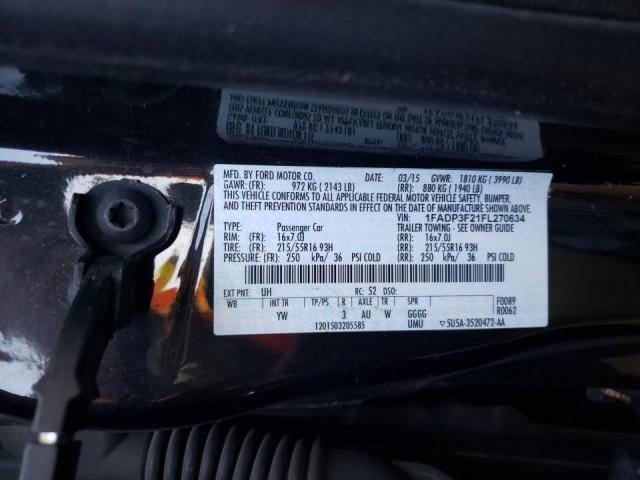 Photo 10 from auction – 2015 FORD FOCUS SE with VIN 1FADP3F21FL270634