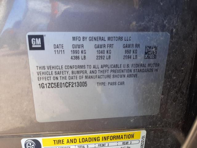 Photo 10 from auction – 2012 CHEVROLET MALIBU 1LT with VIN 1G1ZC5E01CF213005