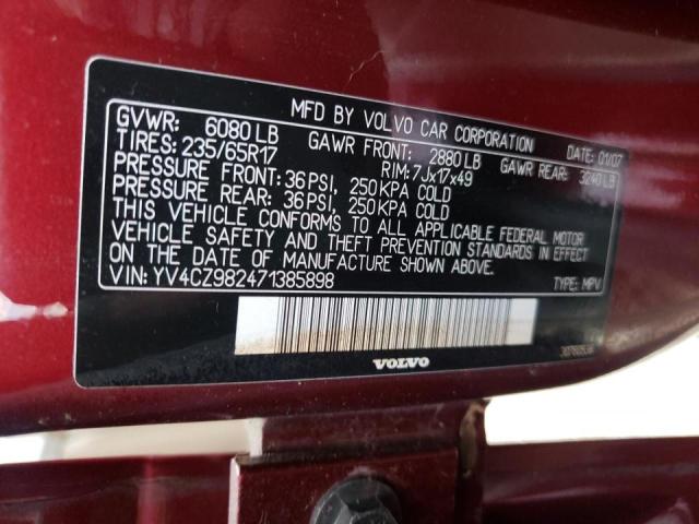 Photo 10 from auction – 2007 VOLVO XC90 3.2 with VIN YV4CZ982471385898