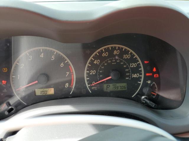 Photo 8 from auction – 2009 TOYOTA COROLLA BA with VIN JTDBL40E299058896