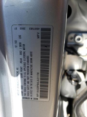 Photo 10 from auction – 2004 PORSCHE CAYENNE with VIN WP1AA29P84LA21176