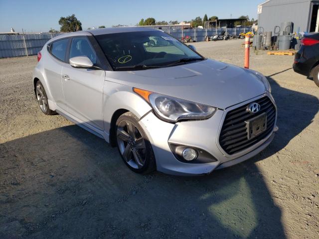 HYUNDAI VELOSTER T 2013 with VIN KMHTC6AE1DU174901 - Photo from auction