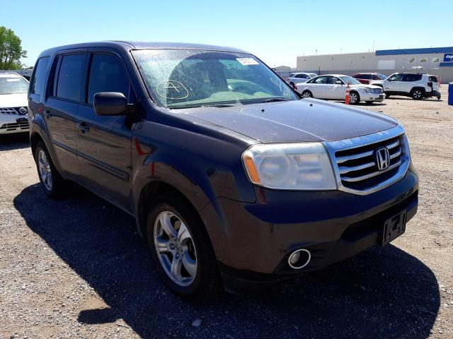 HONDA PILOT EXL 2013 with VIN 5FNYF4H59DB053103 - Photo from auction