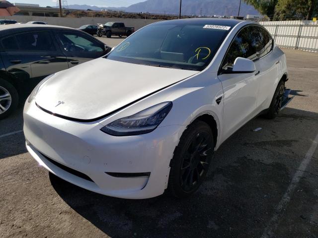 Photo 2 from auction – 2021 TESLA MODEL Y with VIN 5YJYGDEE0MF090638