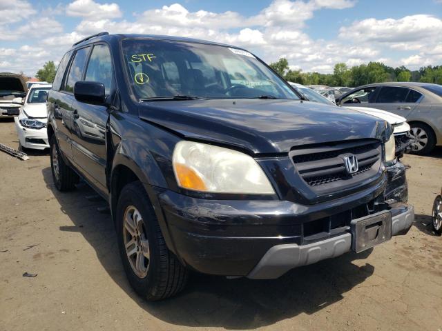 HONDA PILOT EXL 2004 with VIN 2HKYF18644H591734 - Photo from auction