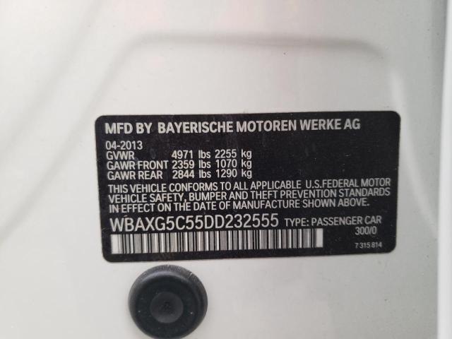 Photo 10 from auction – 2013 BMW 528 I with VIN WBAXG5C55DD232555