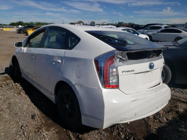 Photo 3 from auction – 2012 TOYOTA PRIUS with VIN JTDKN3DU0C1545638