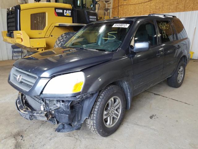 Photo 2 from auction – 2005 HONDA PILOT EX with VIN 5FNYF18475B031043