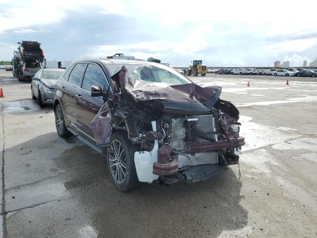 FORD EDGE TITAN 2019 with VIN 2FMPK3K95KBC15635 - Photo from auction