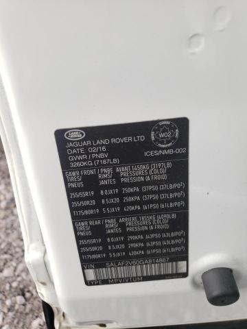 Photo 10 from auction – 2016 LAND ROVER LR4 HSE with VIN SALAF2V60GA814867