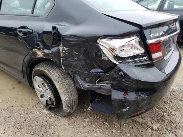 Photo 9 from auction – 2014 HONDA CIVIC LX with VIN 19XFB2F59EE256722