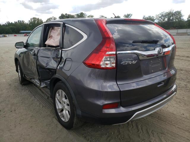 Photo 3 from auction – 2015 HONDA CR-V EX with VIN 2HKRM3H50FH530025
