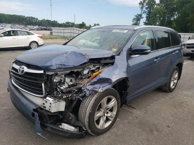 Photo 2 from auction – 2016 TOYOTA HIGHLANDER with VIN 5TDDKRFH6GS239444
