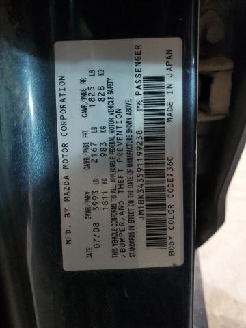 Photo 10 from auction – 2009 MAZDA 3 S with VIN JM1BK343591199238