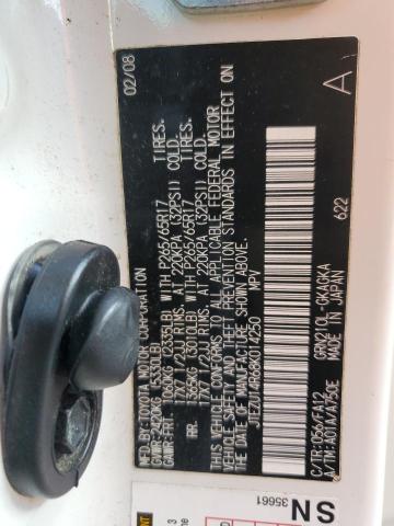 Photo 10 from auction – 2008 TOYOTA 4RUNNER SR with VIN JTEZU14R68K014250