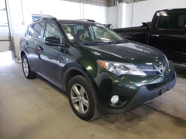 TOYOTA RAV4 XLE 2013 with VIN JTMRFREV8DD038427 - Photo from auction
