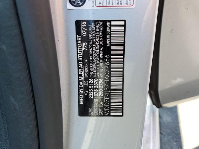 Photo 10 from auction – 2017 MERCEDES-BENZ E 300 with VIN WDDZF4JB7HA077666