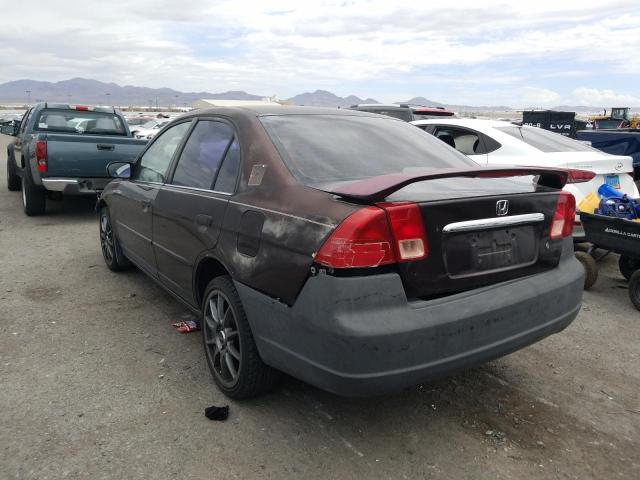 Photo 3 from auction – 2001 HONDA CIVIC EX with VIN 2HGES26731H528551
