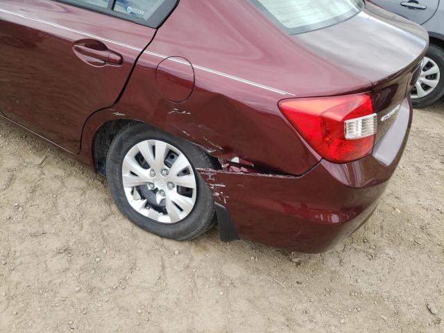 Photo 9 from auction – 2012 HONDA CIVIC LX with VIN 19XFB2F56CE084730