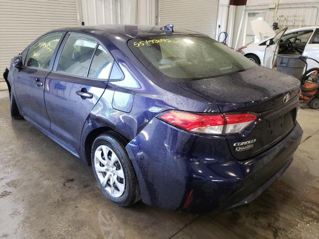 Photo 3 from auction – 2021 TOYOTA COROLLA LE with VIN JTDEPMAE6MJ138676