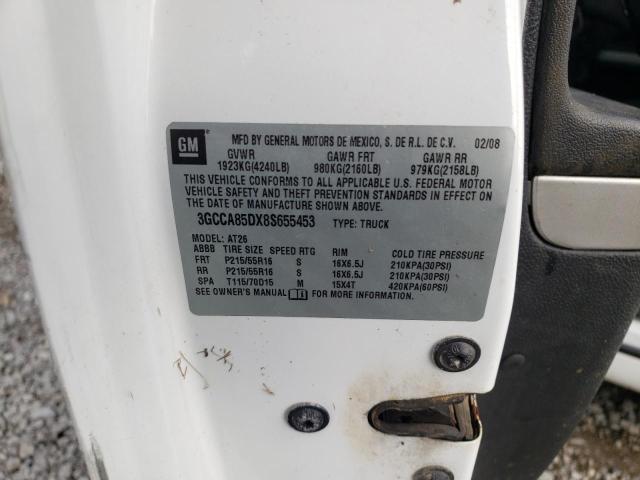 Photo 10 from auction – 2008 CHEVROLET HHR PANEL with VIN 3GCCA85DX8S655453