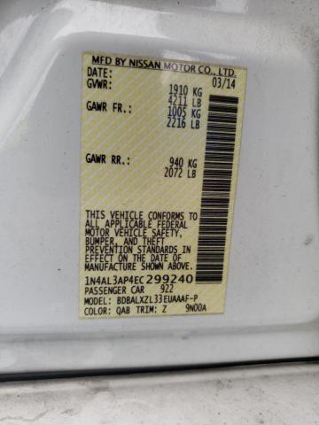 Photo 10 from auction – 2014 NISSAN ALTIMA 2.5 with VIN 1N4AL3AP4EC299240