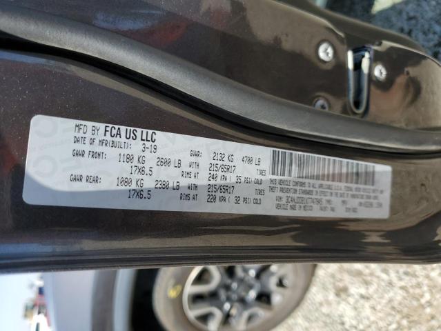 Photo 10 from auction – 2019 JEEP COMPASS TR with VIN 3C4NJDDB1KT747845