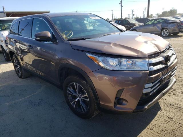TOYOTA HIGHLANDER 2019 with VIN 5TDZARFH3KS050770 - Photo from auction