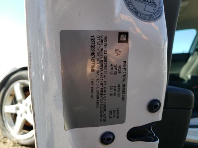 Photo 10 from auction – 2007 PONTIAC G6 BASE with VIN 1G2ZG58N674277940