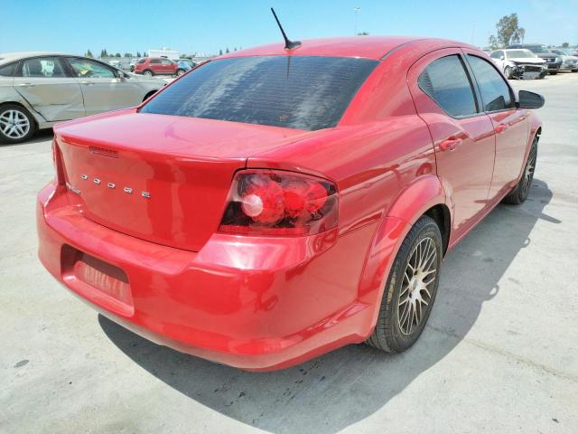 Photo 4 from auction – 2013 DODGE AVENGER SE with VIN 1C3CDZAB2DN589703