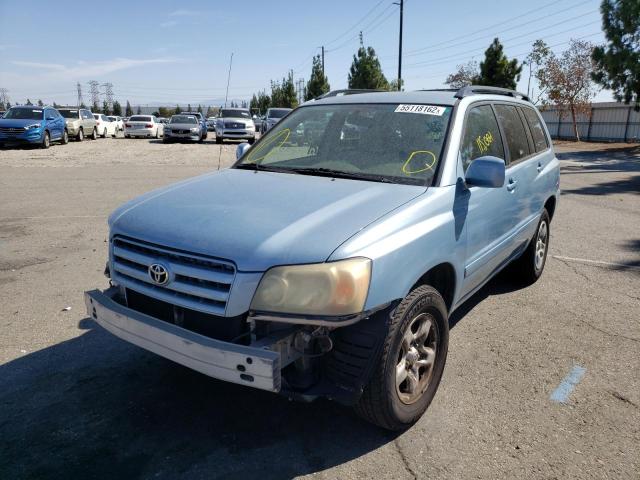 Photo 2 from auction – 2004 TOYOTA HIGHLANDER with VIN JTEDD21A340075334