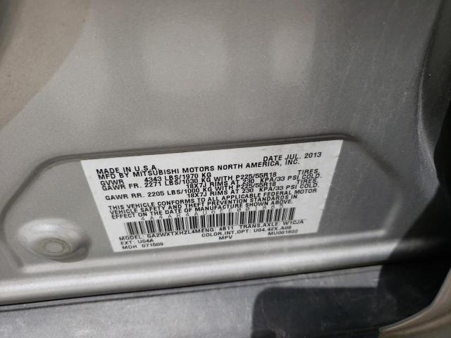 Photo 10 from auction – 2014 MITSUBISHI OUTLANDER with VIN 4A4AR4AU6EE001885