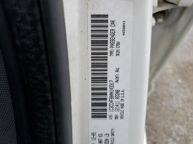 Photo 10 from auction – 2010 CHRYSLER SEBRING TO with VIN 1C3CC4FB0AN143317