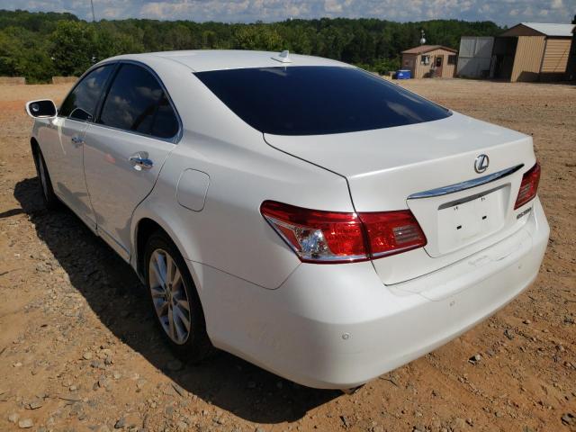 Photo 3 from auction – 2011 LEXUS ES 350 with VIN JTHBK1EG7B2417118
