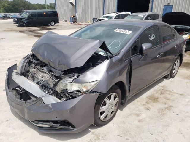 Photo 2 from auction – 2015 HONDA CIVIC LX with VIN 19XFB2F56FE046368