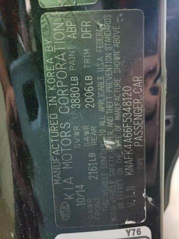 Photo 10 from auction – 2015 KIA FORTE LX with VIN KNAFK4A66F5348120