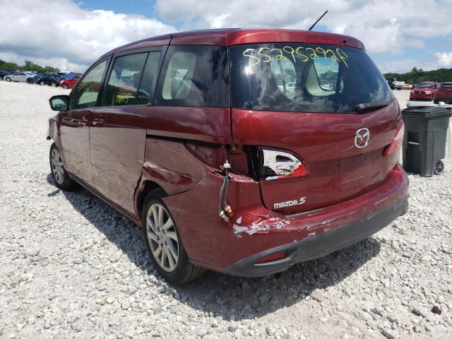 Photo 3 from auction – 2012 MAZDA 5 with VIN JM1CW2BLXC0119404