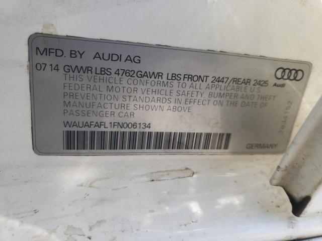 Photo 10 from auction – 2015 AUDI A4 PREMIUM with VIN WAUAFAFL1FN006134