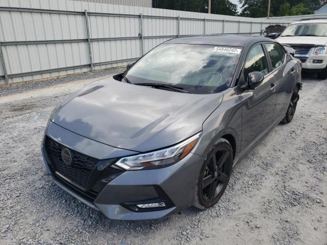Photo 2 from auction – 2022 NISSAN SENTRA SR with VIN 3N1AB8DV7NY255179