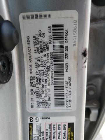 Photo 10 from auction – 2007 TOYOTA COROLLA CE with VIN 1NXBR32E27Z843852