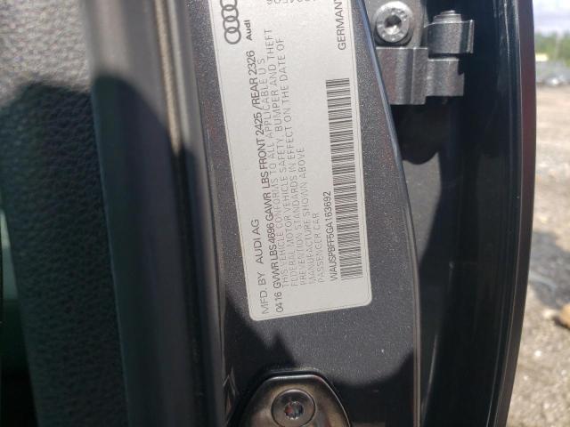 Photo 10 from auction – 2016 AUDI A3 E-TRON with VIN WAUSPBFF5GA163692