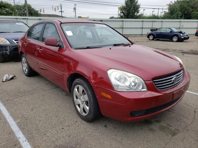 KIA OPTIMA LX 2007 with VIN KNAGE123275134466 - Photo from auction