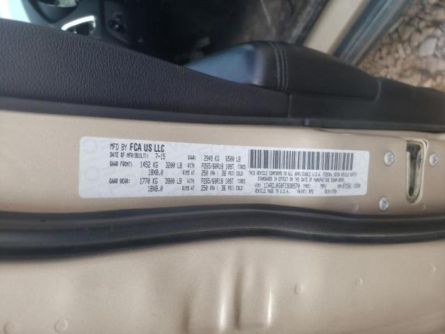 Photo 10 from auction – 2015 DODGE DURANGO SX with VIN 1C4RDJAG0FC938570